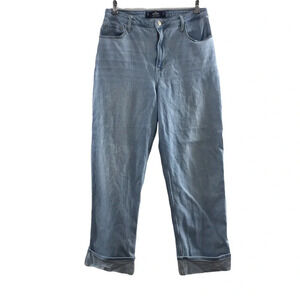 Hollister Ultra High Rise Dad Jeans Womens 15R 32x31 Light Denim Vintage Stretch